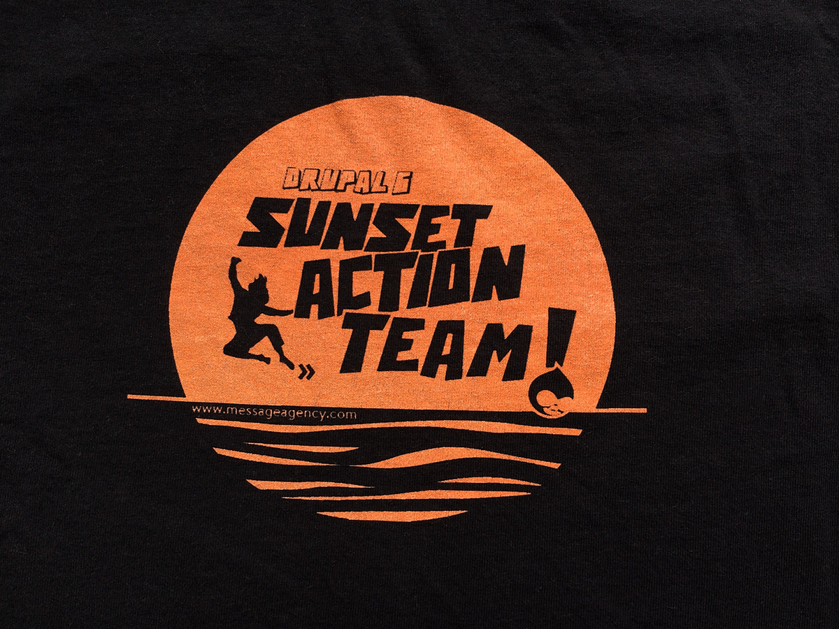 Drupal 6 Sunset Action Team logo
