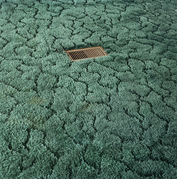 Floor vent in mobile home.